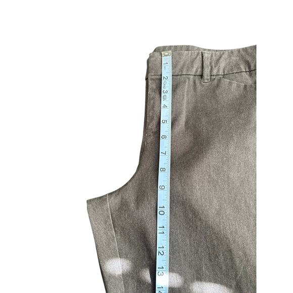 Old Navy Gray Office Business Career Work Corporate Pixie‎ Ankle Pants Size 12 - Picture 9 of 11